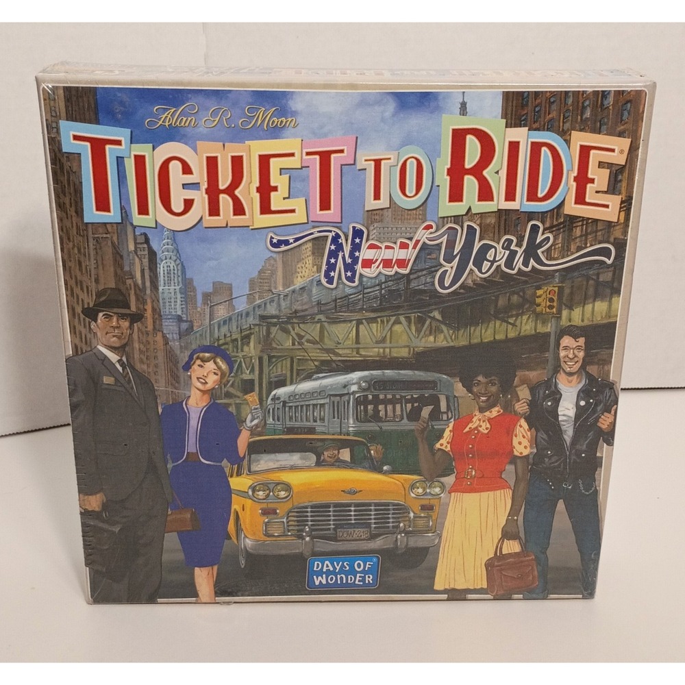 Ticket To Ride New York - Days of Wonder - Board Game - New & Sealed